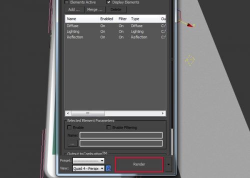 آموزش ایجاد درخشش انعکاسی در تری دی مکس